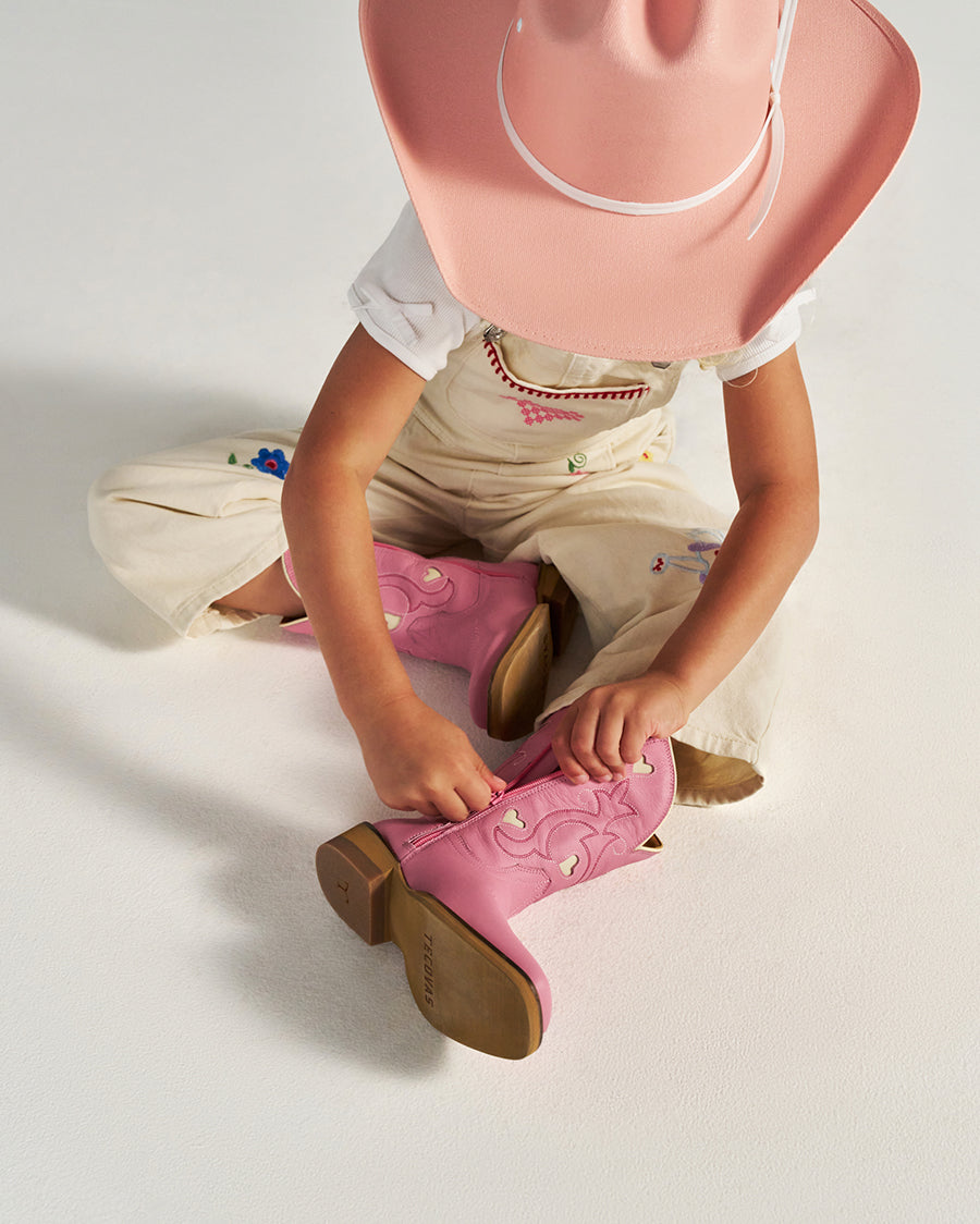 Toddler Girls' The Annie Hearts Western Boots - 81035-Wlr