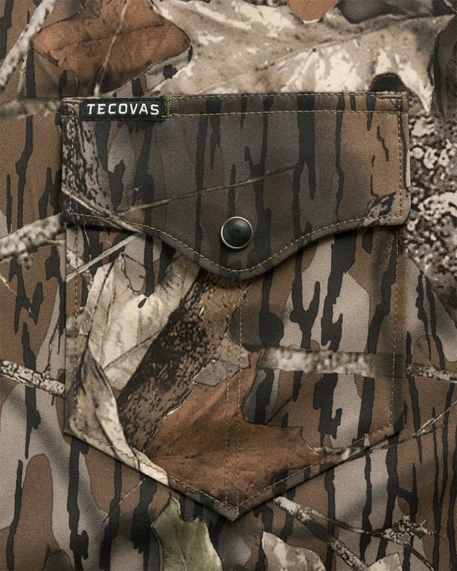 Men's Tecovas X Mossy Oak Performance Western Shirt - 61103-Mbu