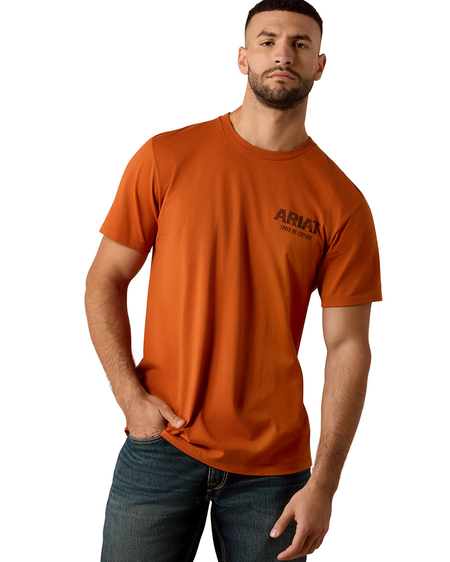 Men's Ariat Tough As Leather T-Shirt - 10079530