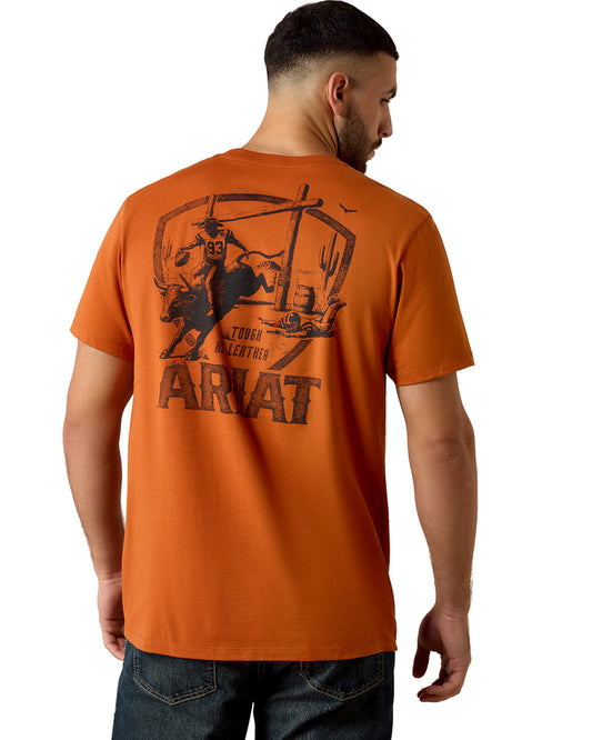 Men's Ariat Tough As Leather T-Shirt - 10079530 by Ariat from Skip’s Western Outfitters | ARI-10079530-SML