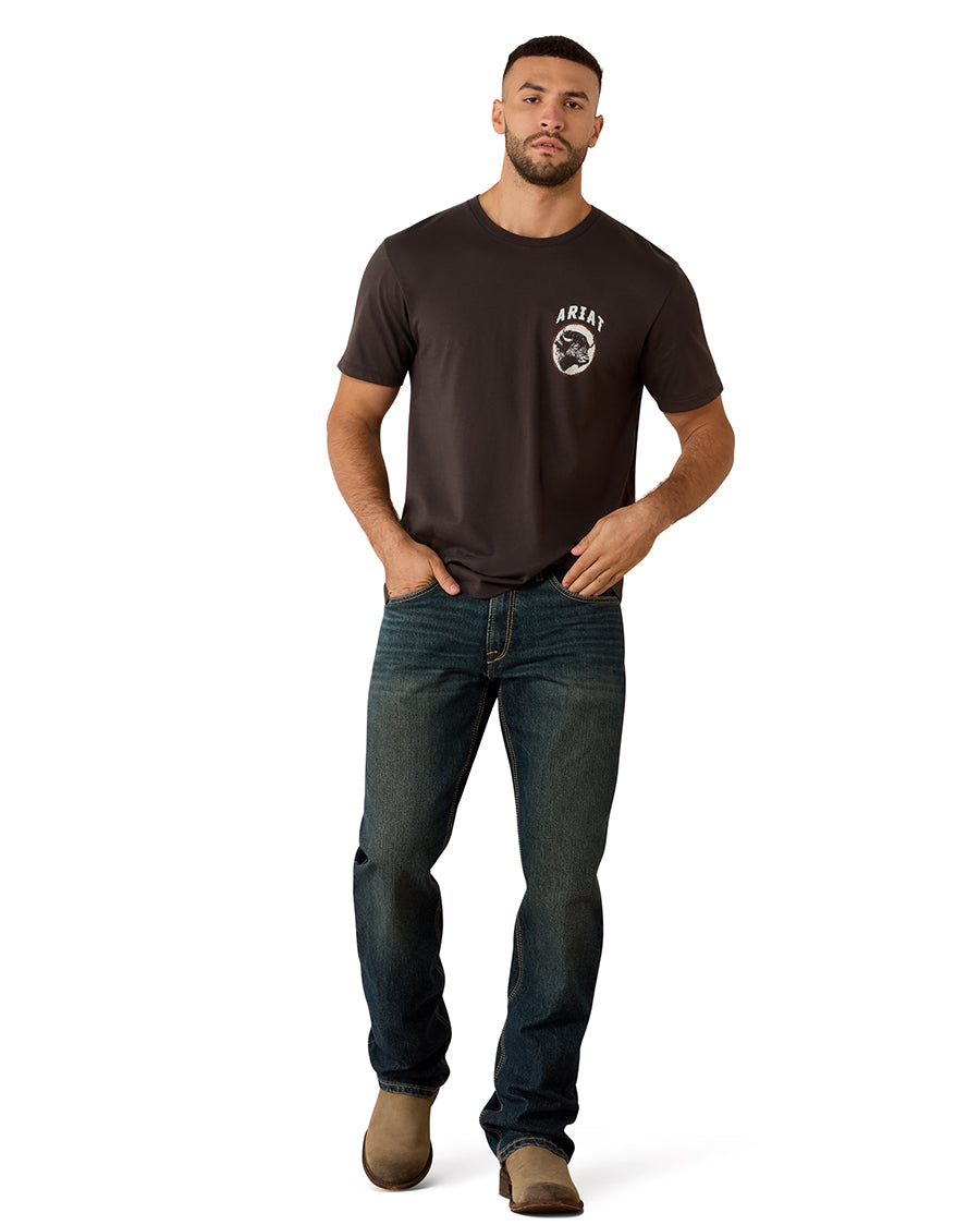 Men's Ariat Bison Brother T-Shirt - 10079381 by Ariat from Skip’s Western Outfitters | ARI-10079381-SML