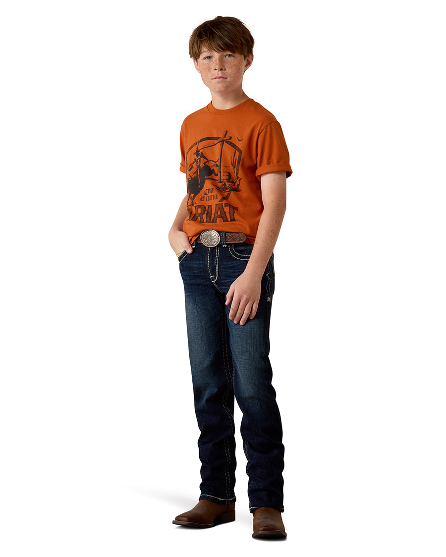 Youth Ariat Tough As Leather T-Shirt - 10079529