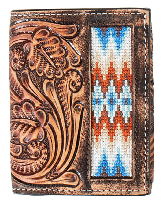 Men's 3D Trifold Wallet - D250010202