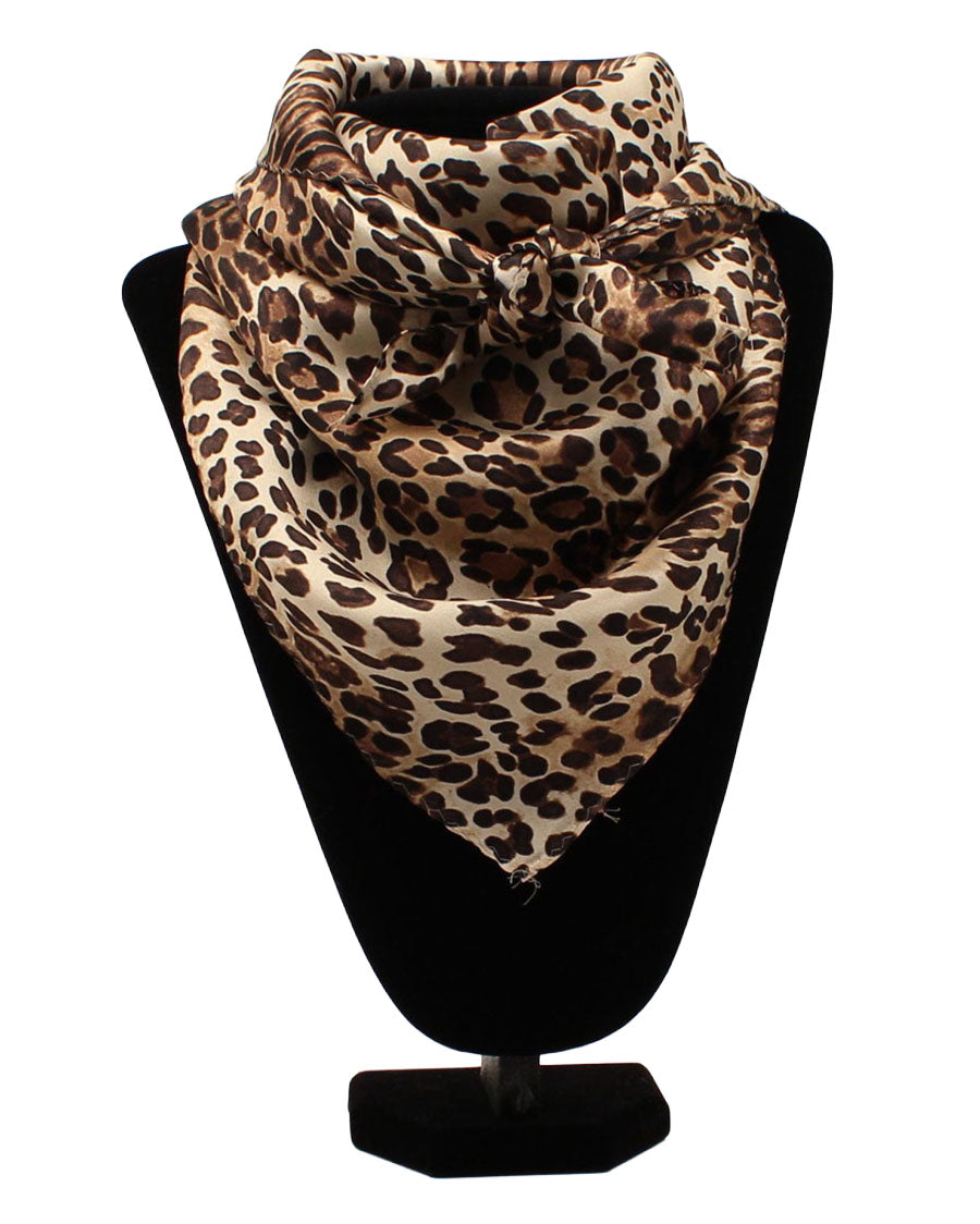 Leopard Print Silk Scarf  - 0906802