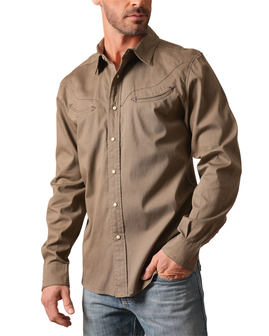 Men's Baffert Long Sleeve Western Shirt - Mds0000046-Gn015