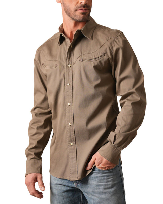 Men's Baffert Long Sleeve Western Shirt - Mds0000046-Gn015