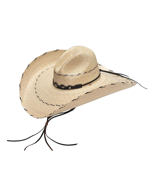 Old West Texas-Python Campecha Straw Cowboy Hat - D05200