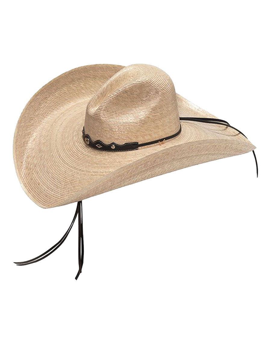 Old West Texas Quemada Campechana Palm Cowboy Hat - D05400