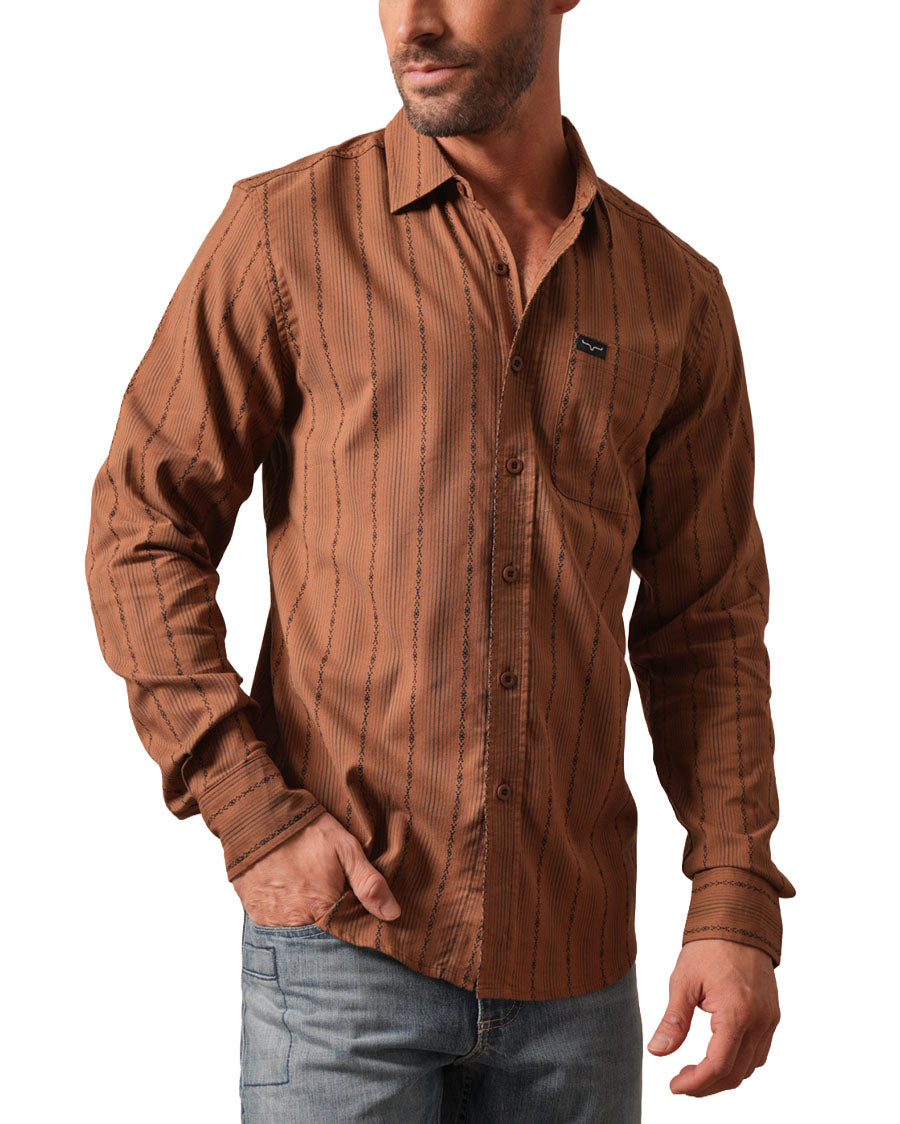 Men's Hanover Long Sleeve Western Shirt - Mds0000051-Bn001