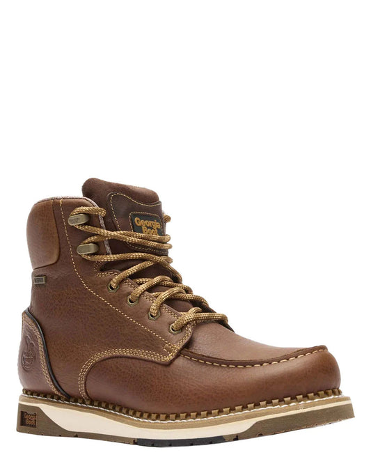 Men's AMP LT Wedge Waterproof Moc-Toe Work Boots - GB00429