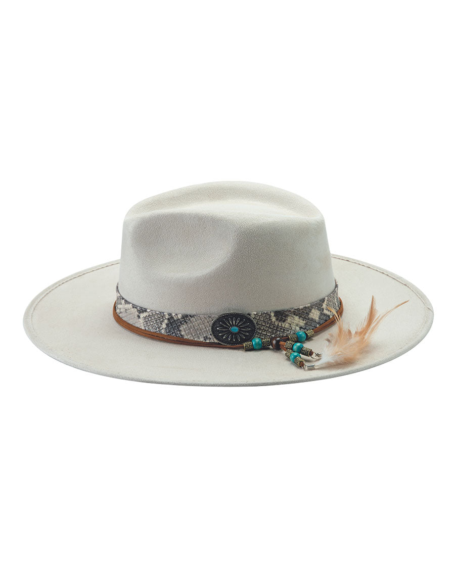 Choices Faux Felt Western Hat - 851-Bcks