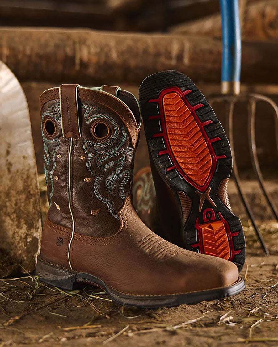 Women's Maverick Steel Toe Waterproof Western Work Boots - DRD0416