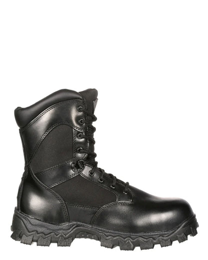 Men's Alpha Force Zipper Waterproof Public Service Boots - 2173