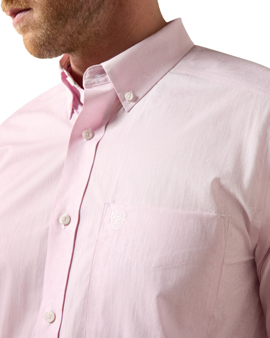 Men's Wrinkle Free Wyle Classic Fit Long Sleeve Western Shirt - 10079360