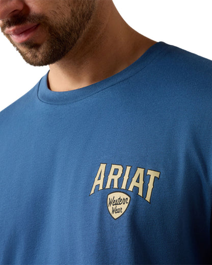 Men's Ariat Lone Longhorn Short Sleeve T-Shirt - 10079268