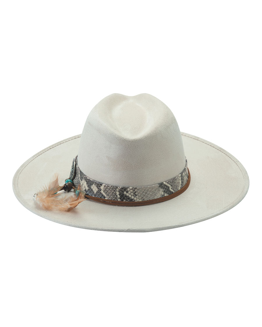 Choices Faux Felt Western Hat - 851-Bcks