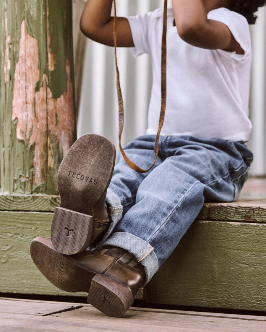 Toddler Boys' Tecovas X Mossy Oak Doc Western Boots - 81019-Mob