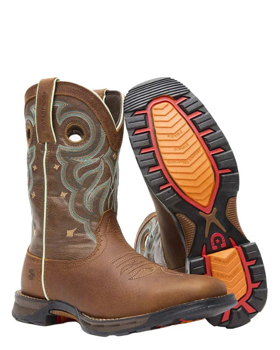 Women's Maverick Steel Toe Waterproof Western Work Boots - DRD0416