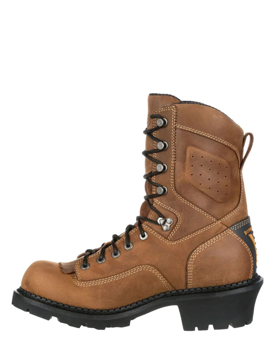 Men's Comfort Core Logger Waterproof Work Boots - GB00096