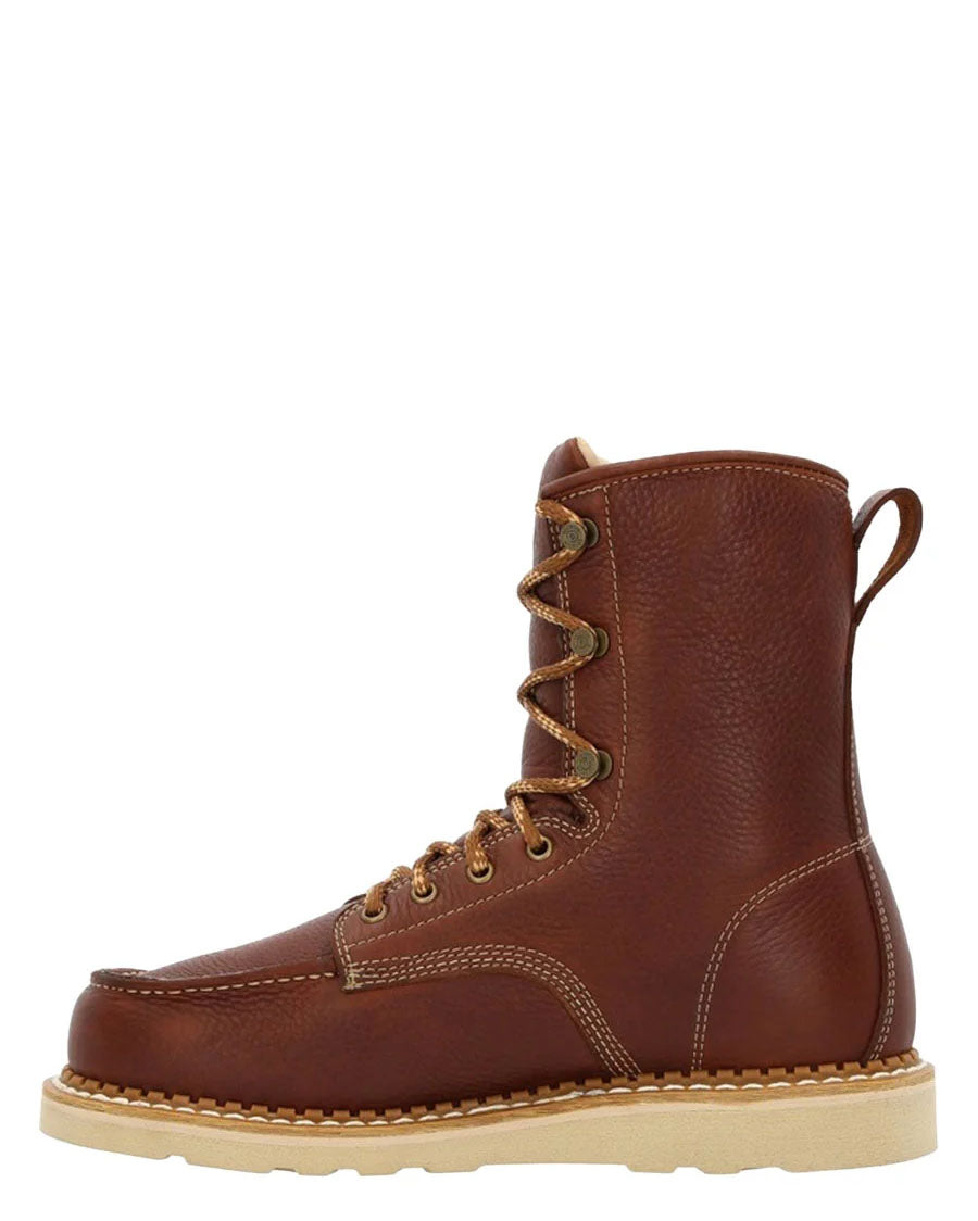 Men's Wedge Moc Toe Work Boots - GB00480