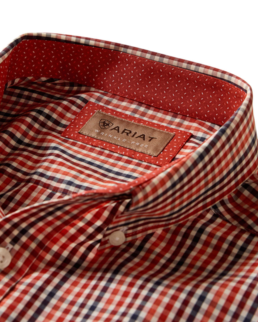 Men's Wrinkle Free Walter Classic Fit Long Sleeve Western Shirt - 10079370