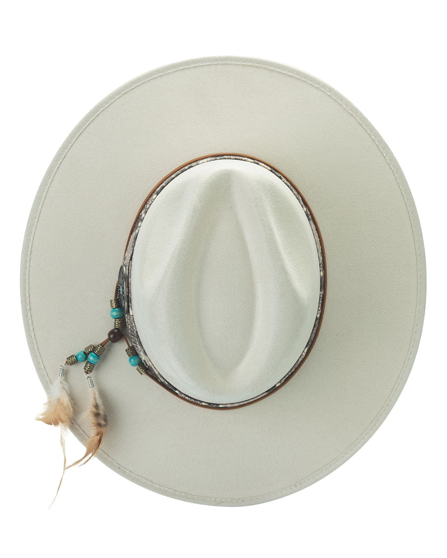Choices Faux Felt Western Hat - 851-Bcks