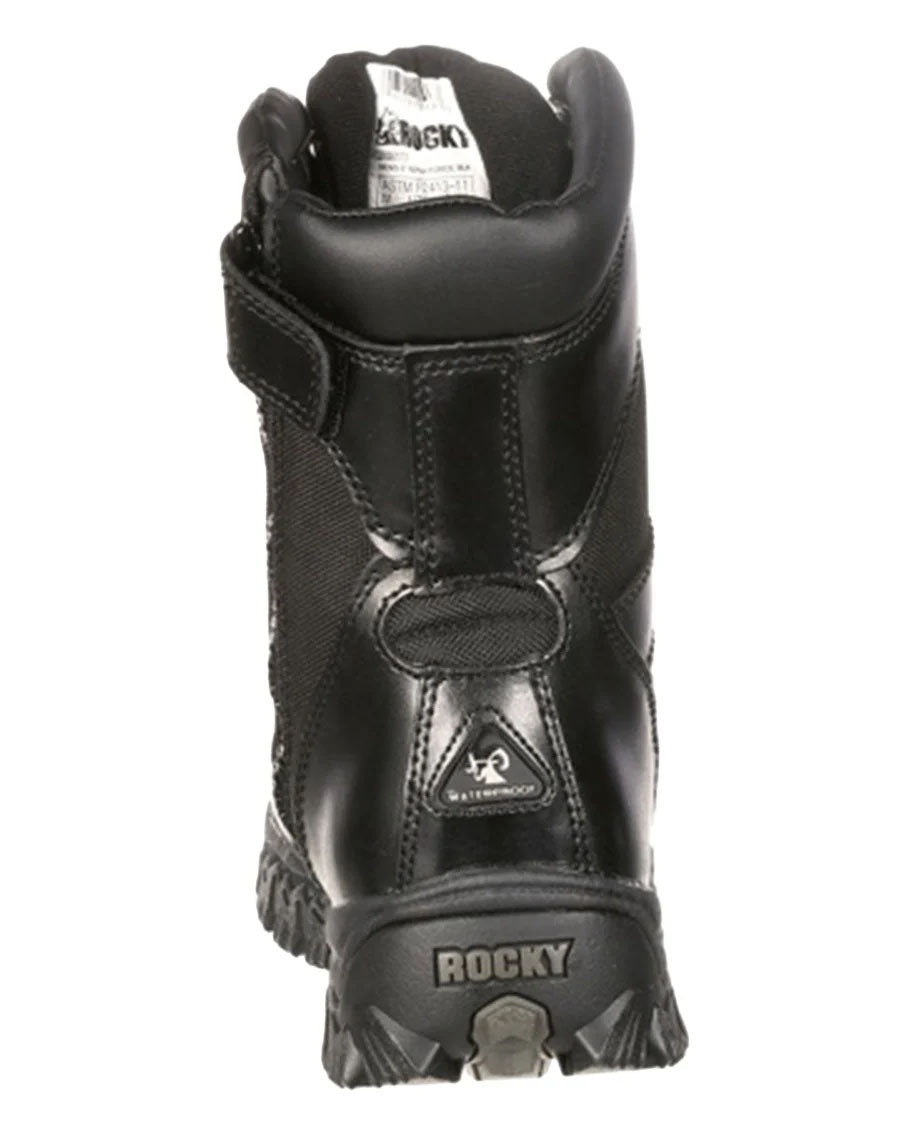 Men's Alpha Force Zipper Waterproof Public Service Boots - 2173
