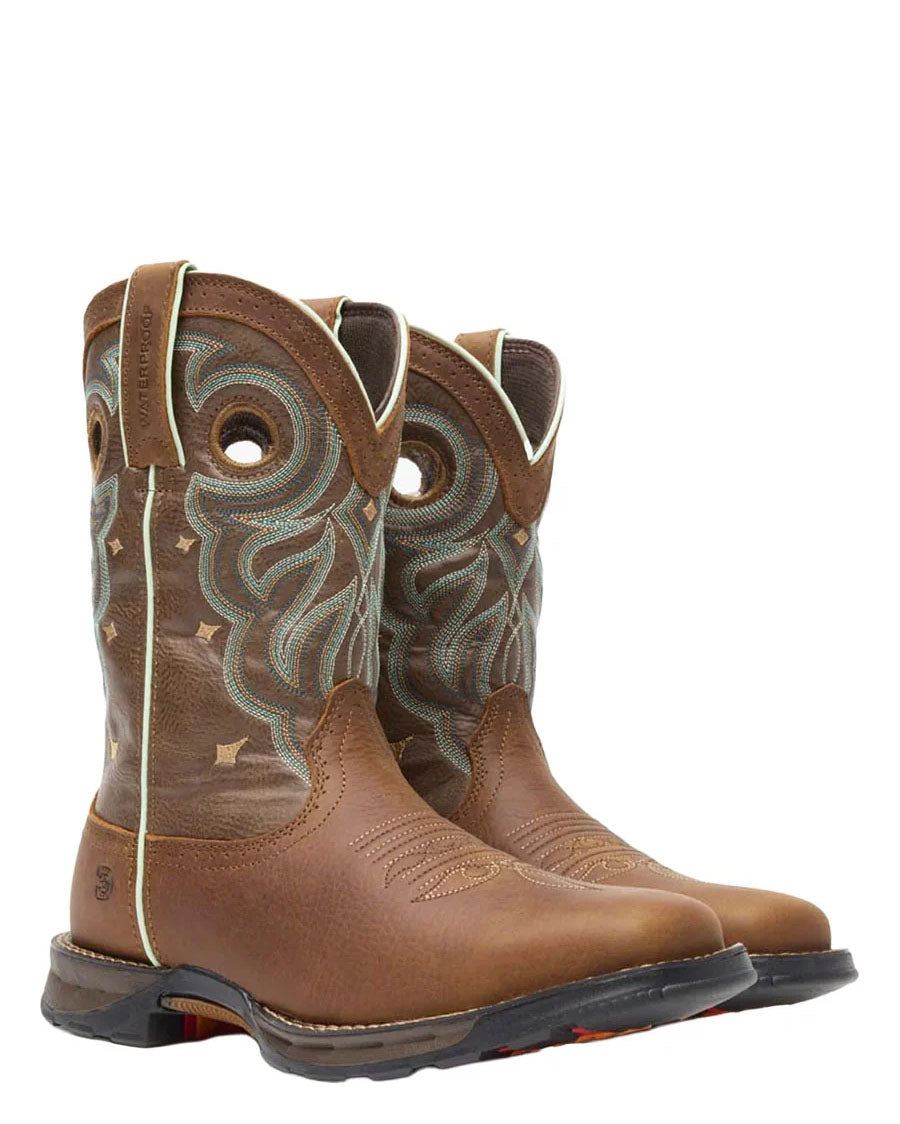 Women's Maverick Steel Toe Waterproof Western Work Boots - DRD0416