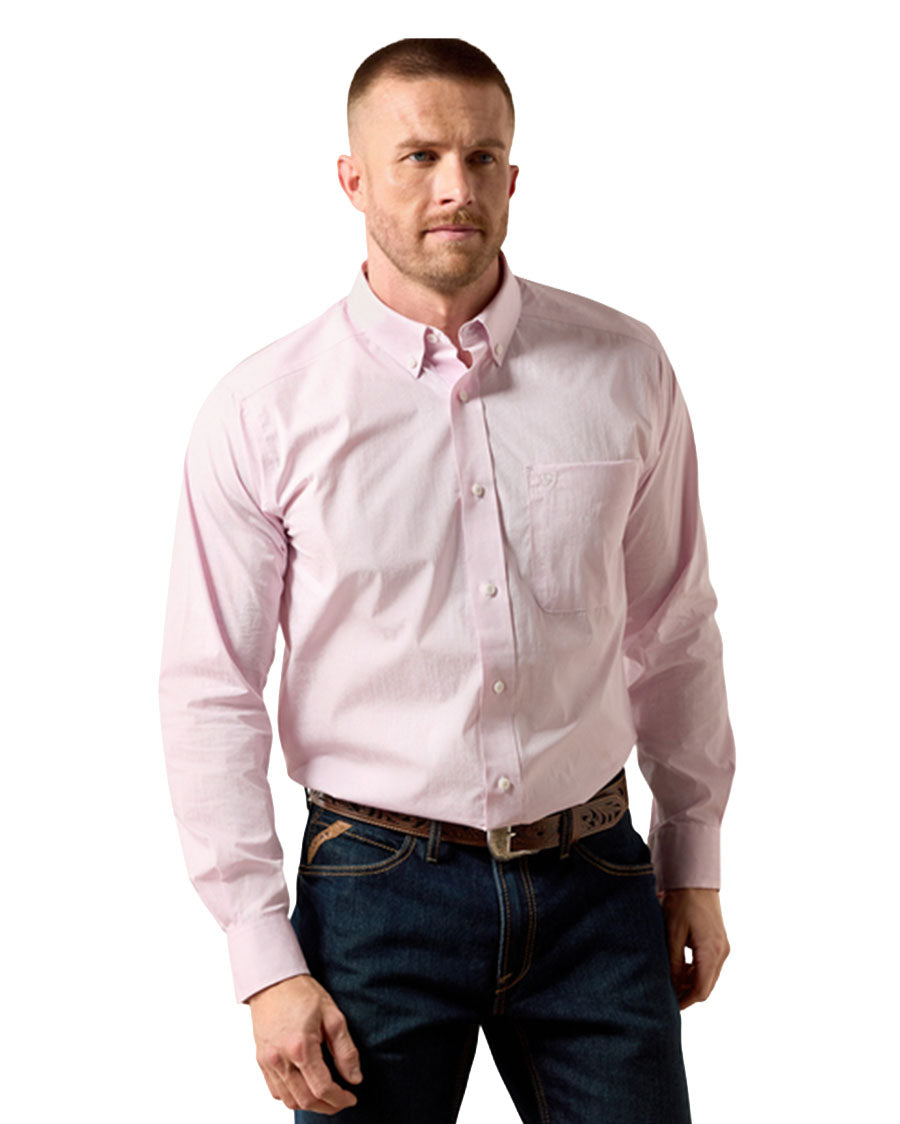 Men's Wrinkle Free Wyle Classic Fit Long Sleeve Western Shirt - 10079360