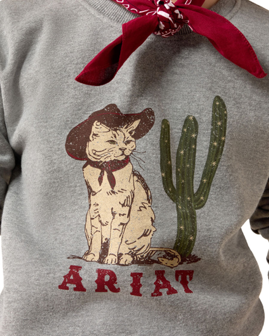 Kids' Sassy Cat Sweatshirt - 10080609