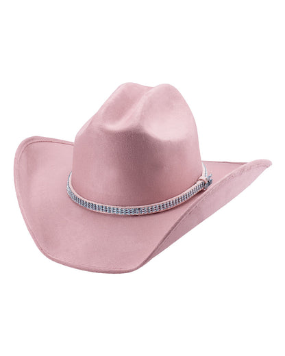 Women's Belong Together Faux Felt Western Hat - 876-Pnk by Bullhide from Skip’s Western Outfitters | MOT-876-PNK-S/M