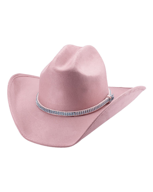 Women's Belong Together Faux Felt Western Hat - 876-Pnk