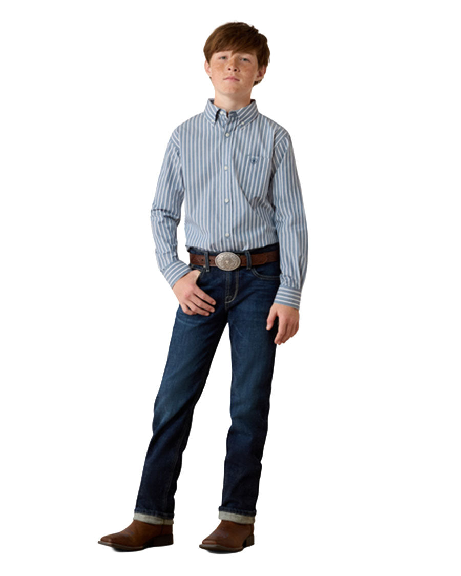 Kids' Pro Series Delaney Classic Fit Long Sleeve Western Shirt - 10080653