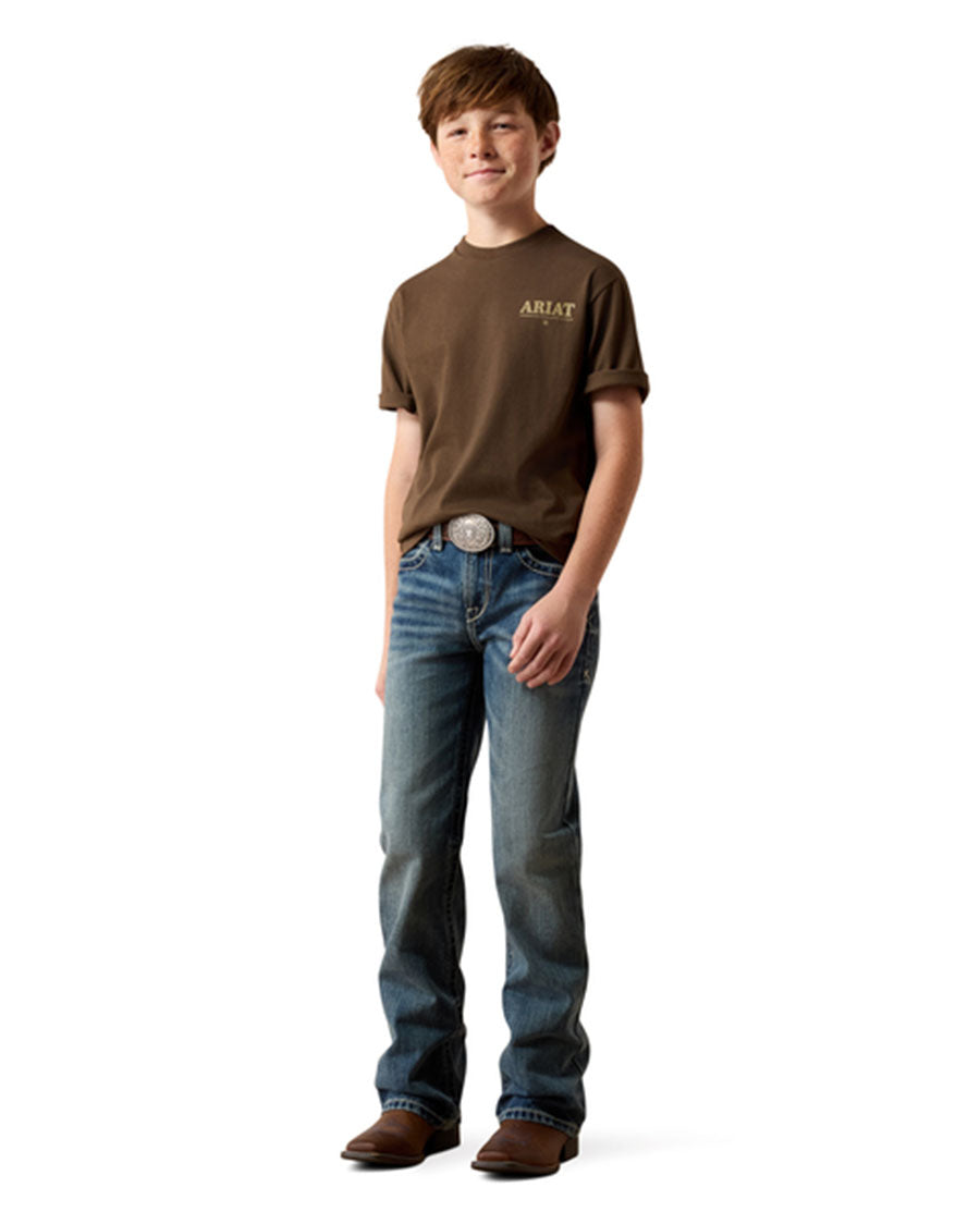 Kids' Mountain Bull Short Sleeve Graphic T-Shirt - 10080632