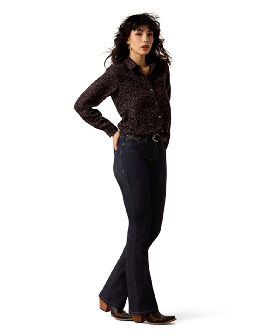 Women's Homestyle Long Sleeve Western Shirt - 10079603
