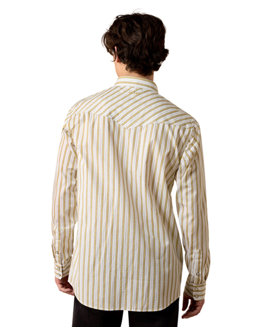 Men's Wrinkle Free Rival Fitted Snap Long Sleeve Western Shirt - 10080621