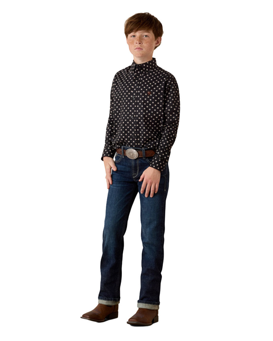 Boys' Larsen Classic Fit Long Sleeve Western Shirt - 10080666