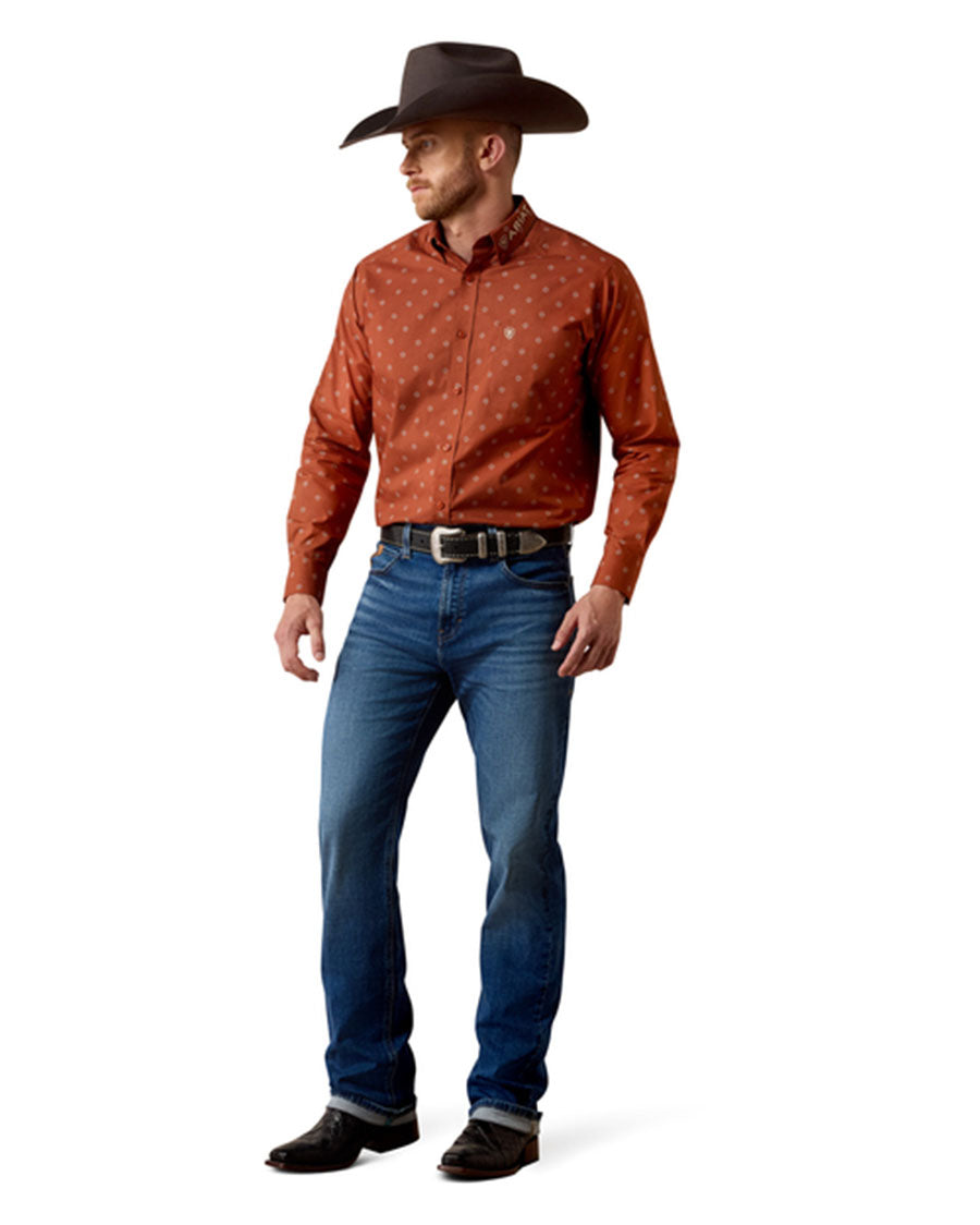 Men's Team Dakota Classic Fit Long Sleeve Western Shirt - 10080596