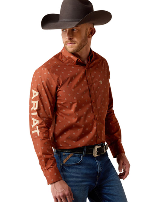 Men's Team Dakota Classic Fit Long Sleeve Western Shirt - 10080596