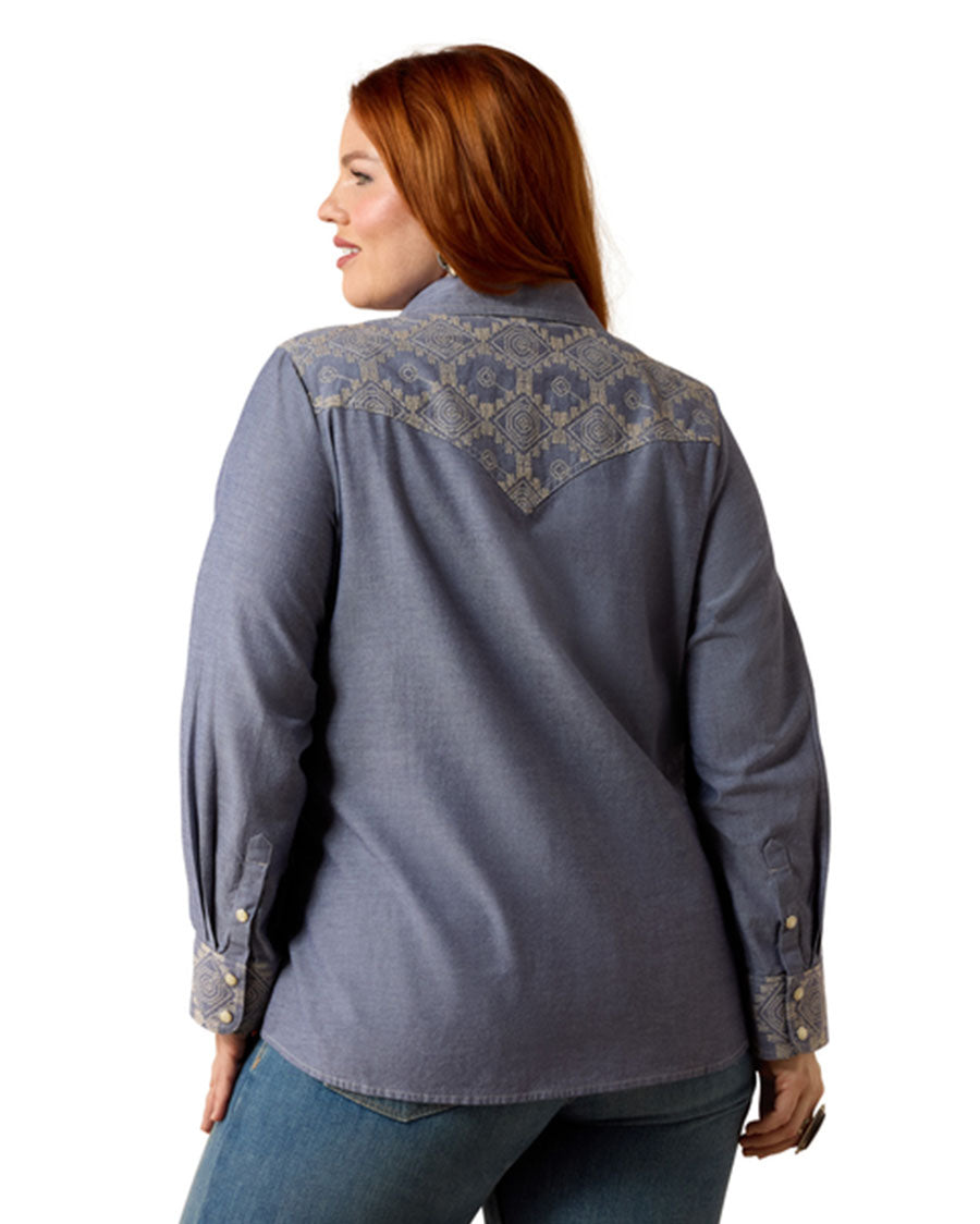 Women's Riverstone Long Sleeves Western Snap Shirt - 10080599