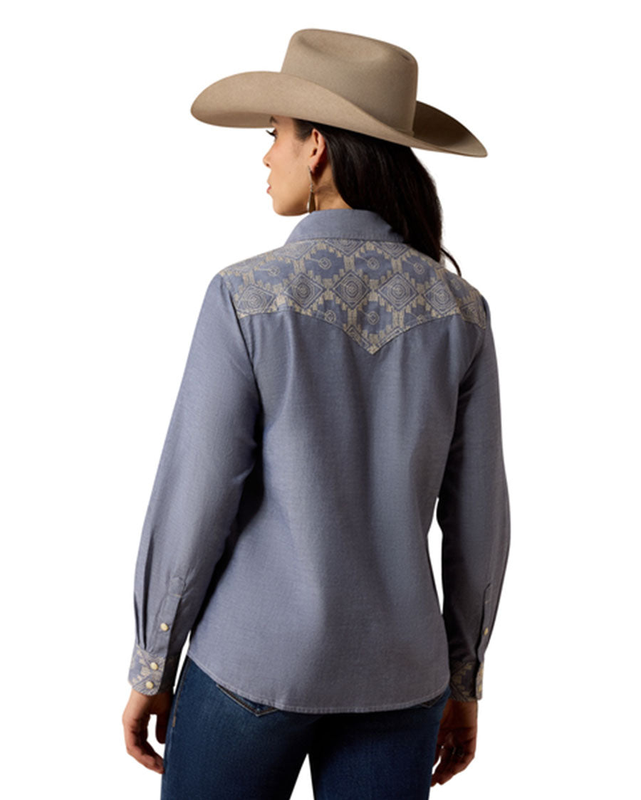 Women's Riverstone Long Sleeves Western Snap Shirt - 10080599