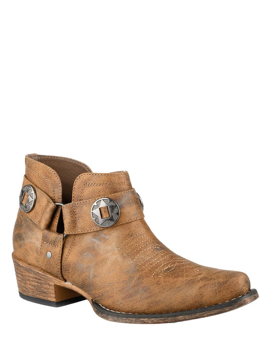 Women's Ava Harness Ankle Boots - 09-021-1567-3488 TA
