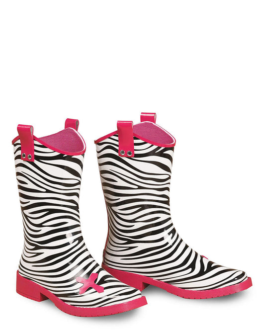 Girls' Jane Zebra Rainboots - 58130