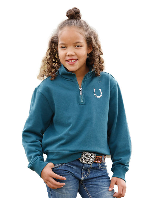Girls' 1/4 Zip Pullover - Cwk8023001