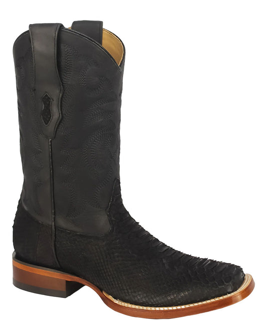 Men's Sueded Exotic Western Boots - 822N5705