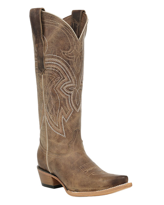 Women's Honey Embroidery Triad Tall Top Western Boots - L8205