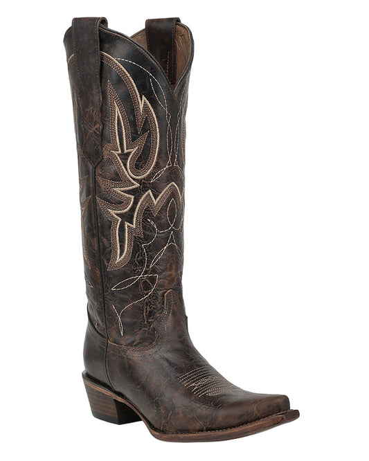 Women's Honey Embroidery Triad Tall Top Western Boots - L8201