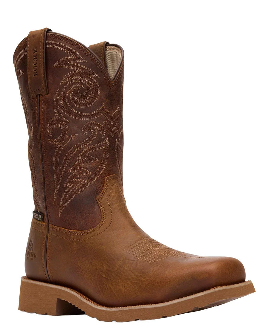 Men's MonoCrepe 12” Steel Toe Western Work Boots - RKW0431