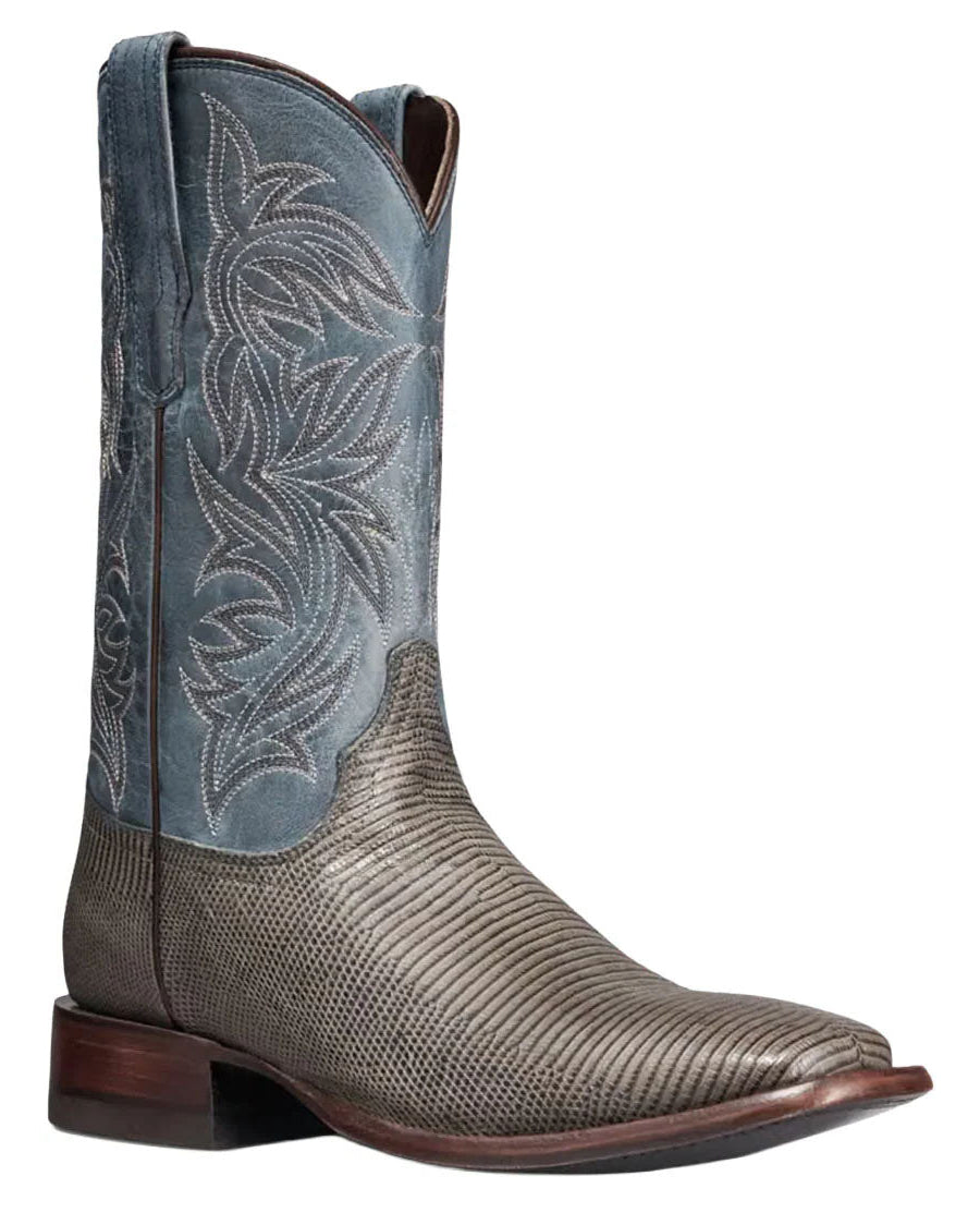 Men's The Doc Canyon Gunmetal Lizard Western Boots - 11224-Gnm