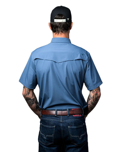 Men's Short Sleeve Pearl Snap Performance Western Shirt - Fss1002330
